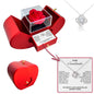 Sterling Silver Necklace - With Real Rose - To My Soulmate