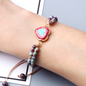 Jasper Heart Bracelet - Never forget how much I love you
