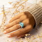 Ocean Wave Ring - Calming Vibes of the Sea