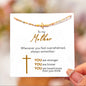 Luxury cross bracelet - To my Mom/Daughter