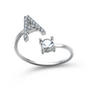 Personalized initial ring - To my favorite Person
