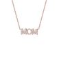 Crystal Necklace - With Real Rose - To my Mom