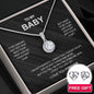 White gold necklace to my Baby - FREE EARRINGS
