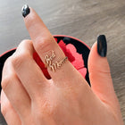 Sterling Silver Ring with Rose Box - Best Mom