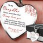 Heart necklace - Kiss, Mom