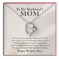 Sterling Silver Necklace - With Real Rose - Boyfriend´s Mom