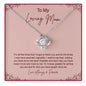 Sterling Silver Necklace with Rose Box - Loving Mother