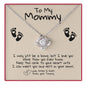 Sterling Silver Necklace with Rose Box - To my Mommy