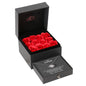 Sterling Silver Necklace with Rose Box - To My Love