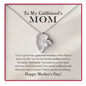 Sterling Silver Necklace - With Real Rose - Boyfriend´s Mom