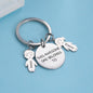 Personalized keychain - This Dad belongs to