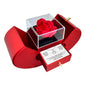 White Gold Necklace - With Real Rose - Future Wife