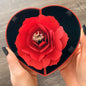 Sterling Silver Ring with Rose Box - Best Mom