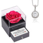 Sterling Silver Necklace with Rose Box - To My Mom