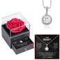 Sterling Silver Necklace with Roses Gift Box - To My Baby