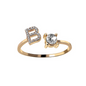 Personalized initial ring - To my favorite Person