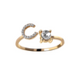 Personalized initial ring - To my favorite Person