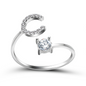 Personalized initial ring - To my favorite Person