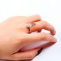 Personalized initial ring - To my favorite Person