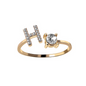 Personalized initial ring - To my favorite Person