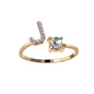 Personalized initial ring - To my favorite Person