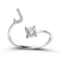Personalized initial ring - To my favorite Person
