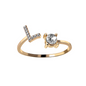 Personalized initial ring - To my favorite Person