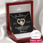 White gold necklace - Favorite Person + bracelet FREE
