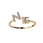 Personalized initial ring - To my favorite Person