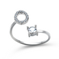 Personalized initial ring - To my favorite Person
