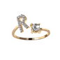 Personalized initial ring - To my favorite Person