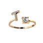 Personalized initial ring - To my favorite Person