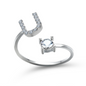 Personalized initial ring - To my favorite Person