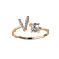 Personalized initial ring - To my favorite Person