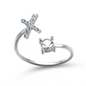 Personalized initial ring - To my favorite Person