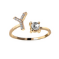 Personalized initial ring - To my favorite Person