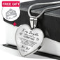 Heart necklace - Daughter + ring FREE