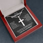 Luxury cross necklace - to my Grandson