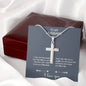 Stainless steel necklace - To my Husband