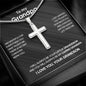 Luxury cross necklace - To my Grandpa