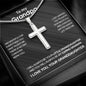 Luxury cross necklace - To my Grandpa