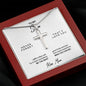 Stainless steel necklace - To my Son