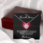 Sterling Silver Necklace - To my favorite Person - Thank you