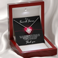 Sterling Silver Necklace - To my favorite Person - Thank you