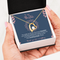 White gold necklace - To my Bestie