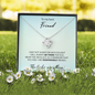 White gold necklace - To my best Friend