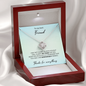 White gold necklace - To my best Friend