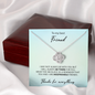 White gold necklace - To my best Friend