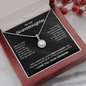 Crystal necklace - To my Granddaughter