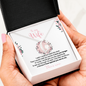 White gold necklace - To my wife